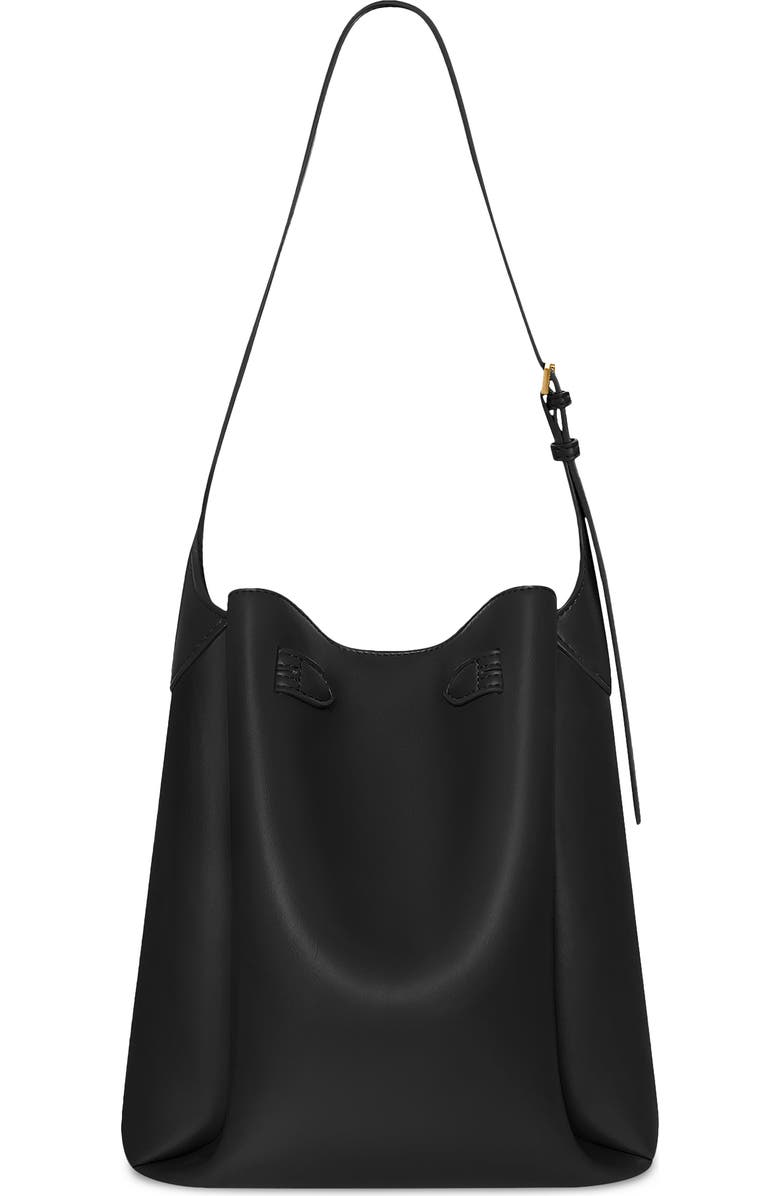 JW PEI Charlene Double Buckle Shoulder Bag, Alternate, color, Black