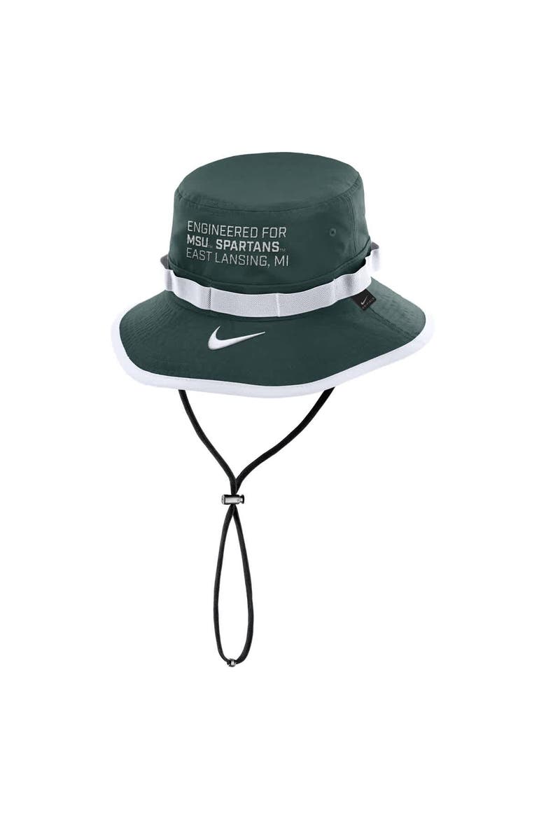 Men's Nike Green Michigan State Spartans 2025 Sideline Apex Boonie Bucket Hat, Alternate, color, Green