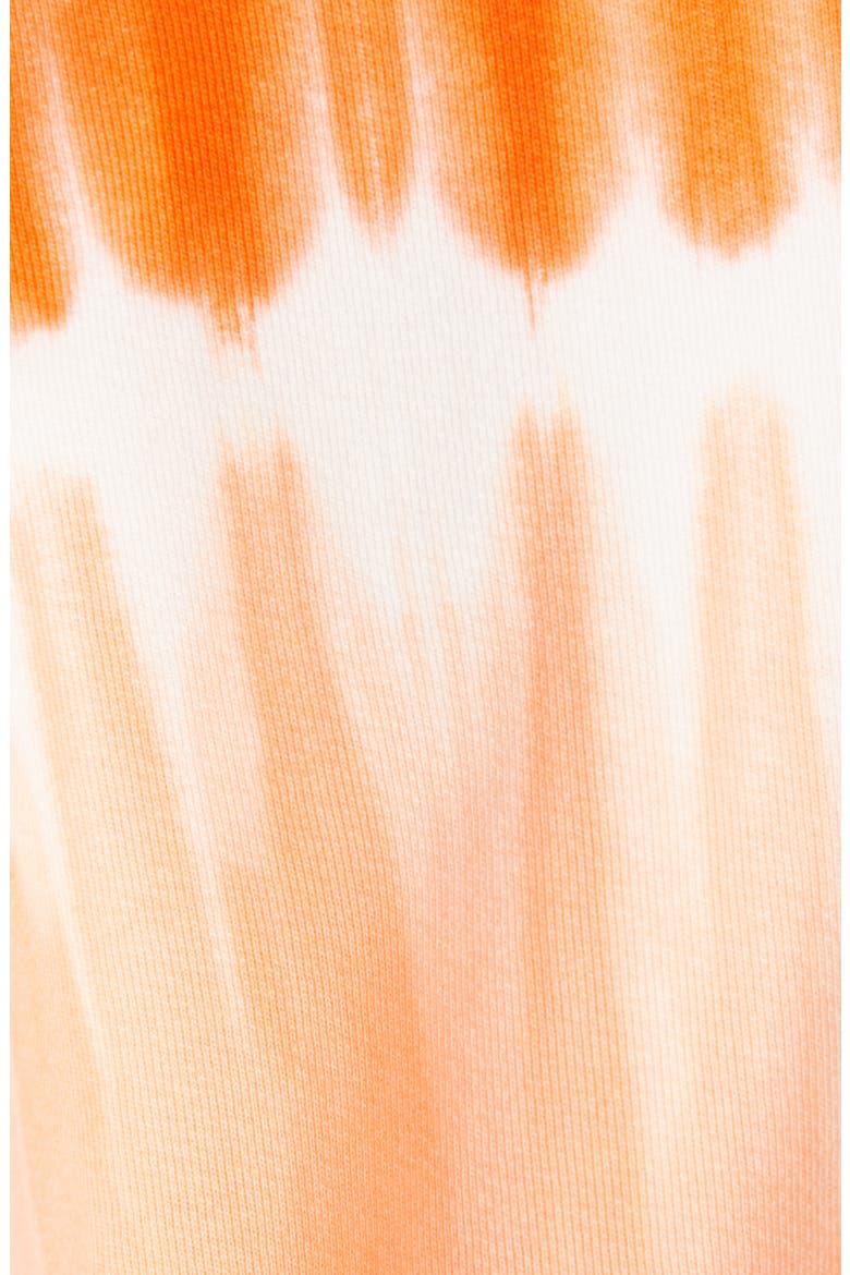 Tie Dye Sweatshirt, Alternate, color, APRICOT/ BRIGHT ORANGE