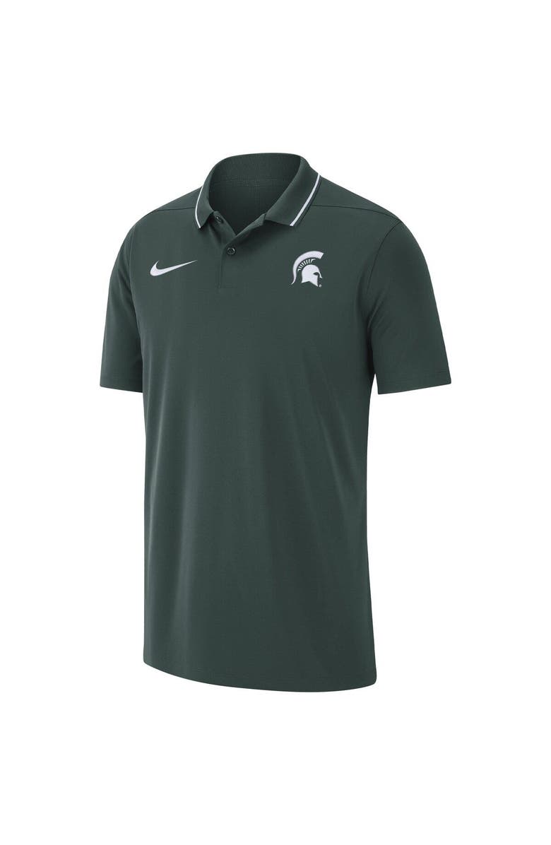 Nike Men's Nike Green Michigan State Spartans 2023 Coaches Performance Polo, Alternate, color, Green