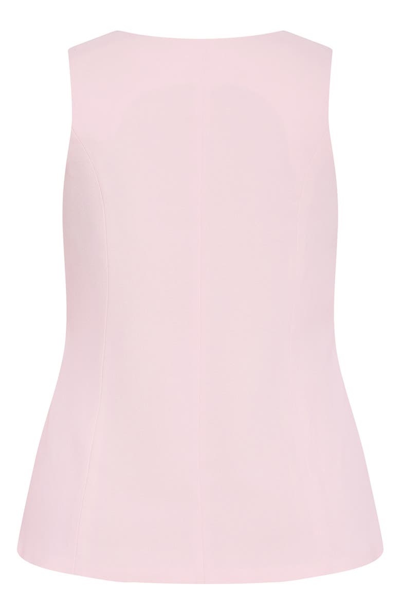 City Chic Abbie Vest, Alternate, color, Heavenly Pink