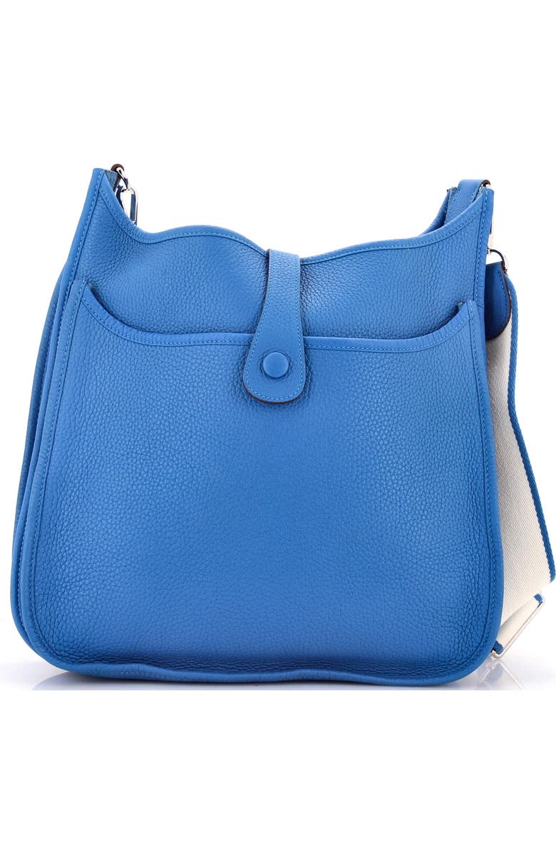 Pre-Owned Hermes Evelyne Bag Gen III Clemence GM, Alternate, color, Mykonos