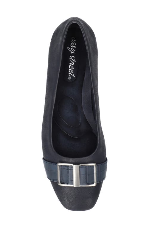 Easy Street Keely Flat In Blue