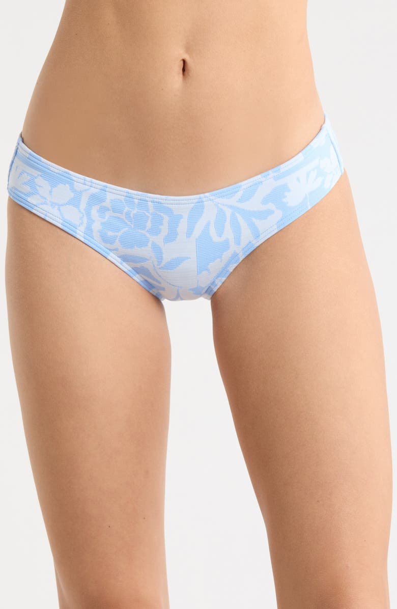 Rip Curl Pacific Coast Cheeky Bikini Bottoms, Main, color, Sky Blue