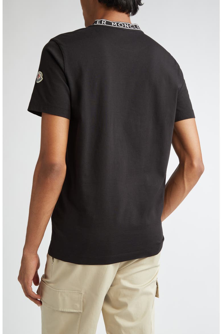 Logo Cotton T-Shirt, Alternate, color, BLACK