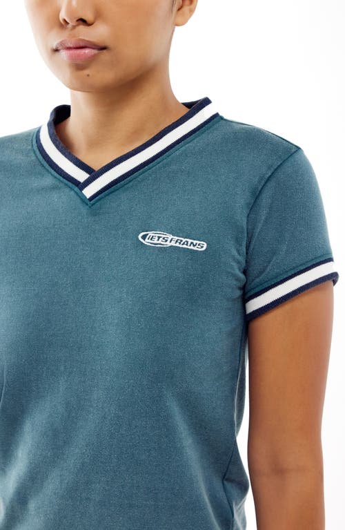 Iets Frans Taped V-neck Baby Tee