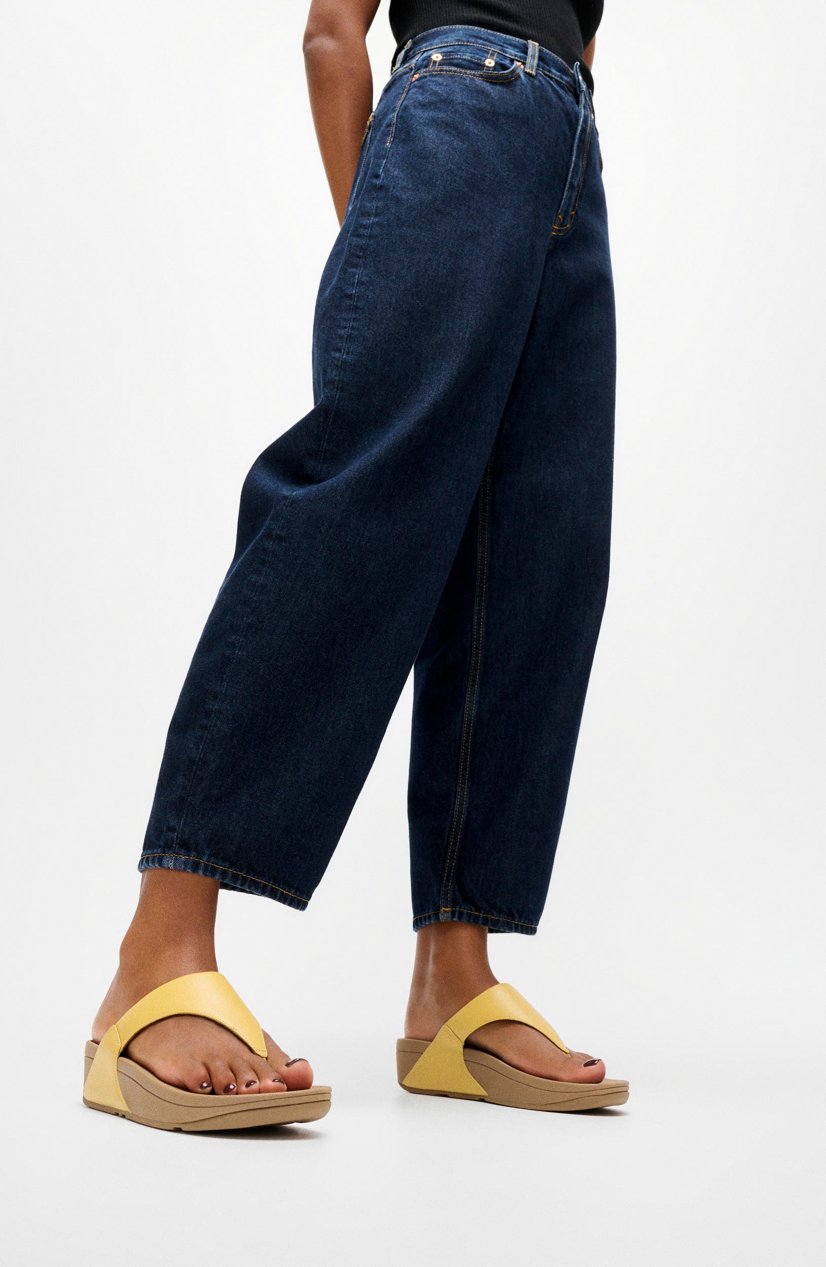 Lulu Flip Flop, Alternate, color, TUMERIC