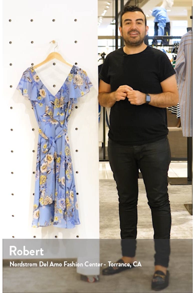 Floral Ruffle Chiffon Dress video