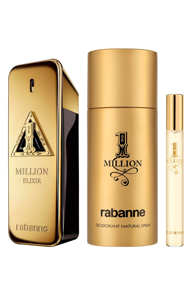 Rabanne 1 Million Elixir Parfum 3-Piece Gift Set $228 Value, Alternate, color, 