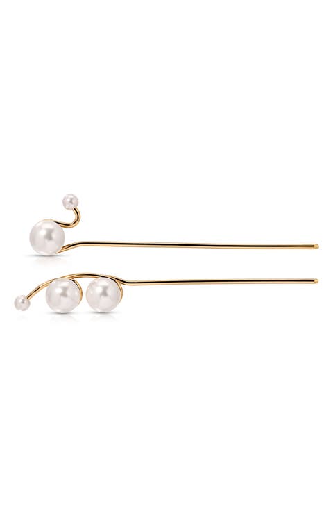 Pretty Pearl Set of 2 Hair Pins