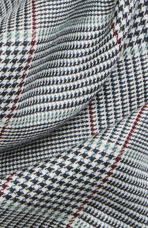Johnstons Of Elgin Cashmere & Silk Square Scarf In Black White