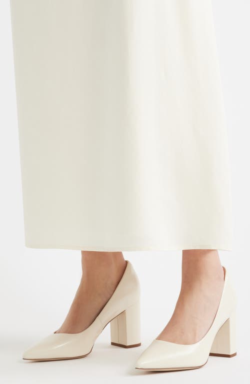 Nordstrom Poppy Pointed Toe Pump In White