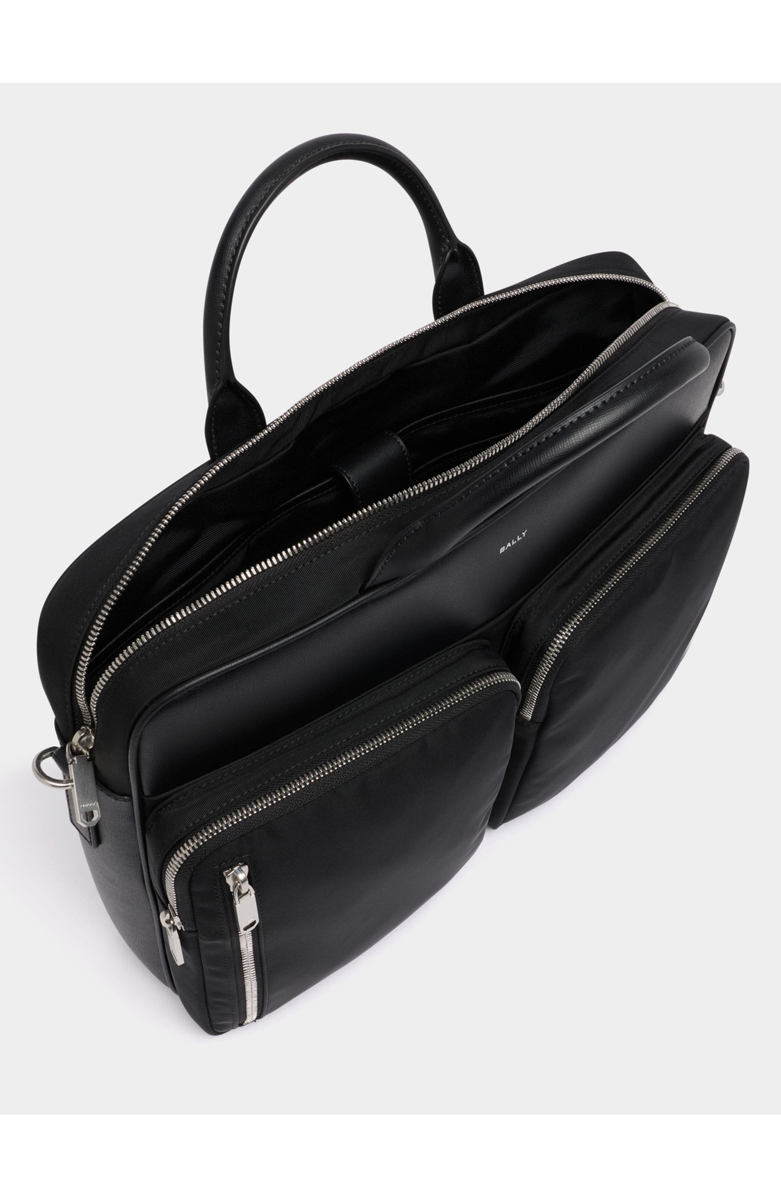 Bally Vogel Briefcase, Alternate, color, Black