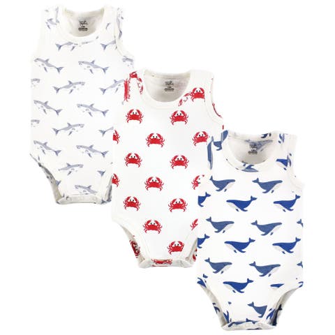 Organic Cotton Sleeveless Bodysuits (Baby)