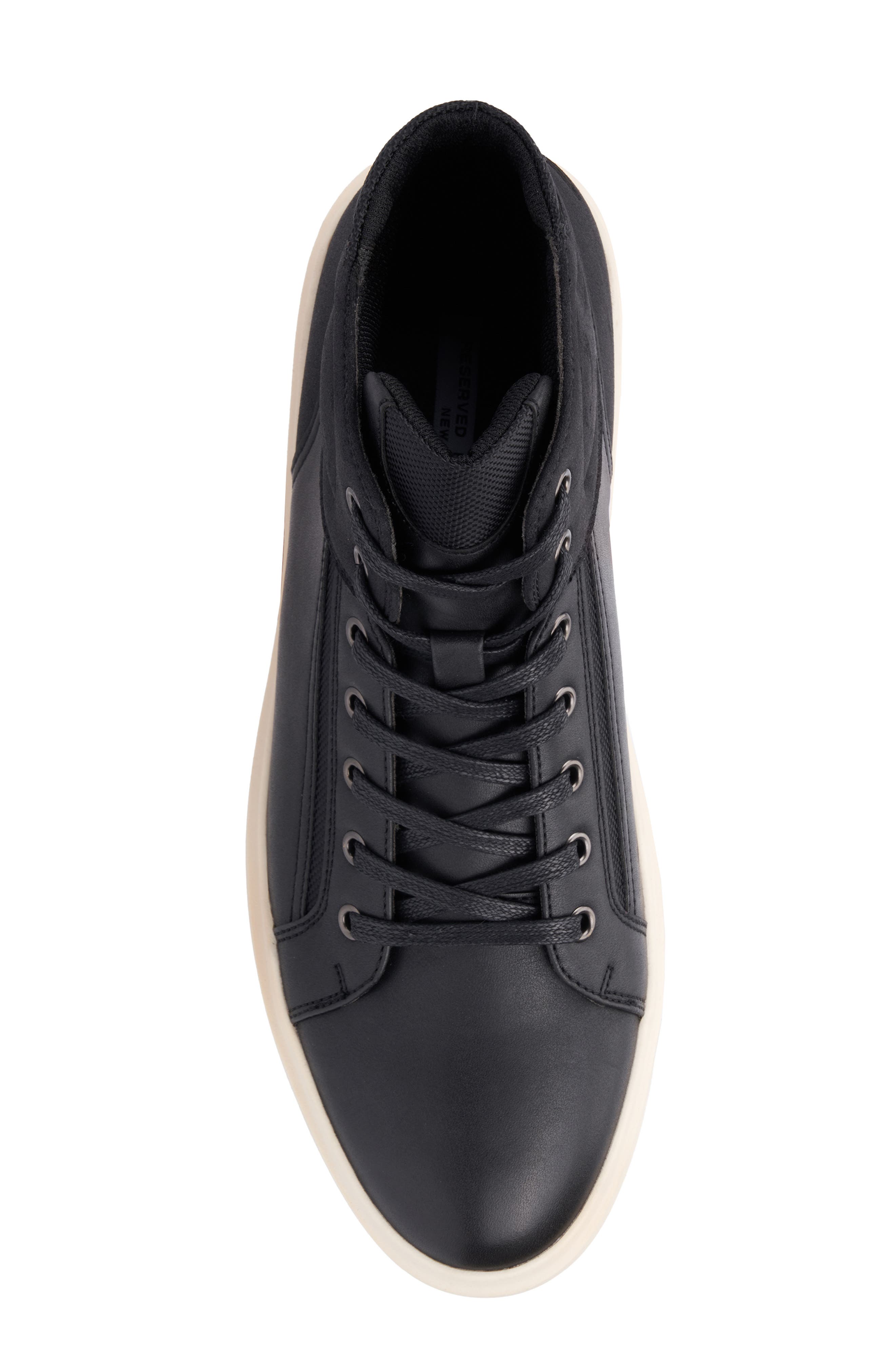 RESERVE FOOTWEAR Jayden High Top Sneaker, Alternate, color, Black
