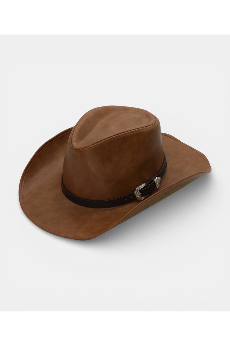 Yatra Faux Leather, Main, color, BROWN
