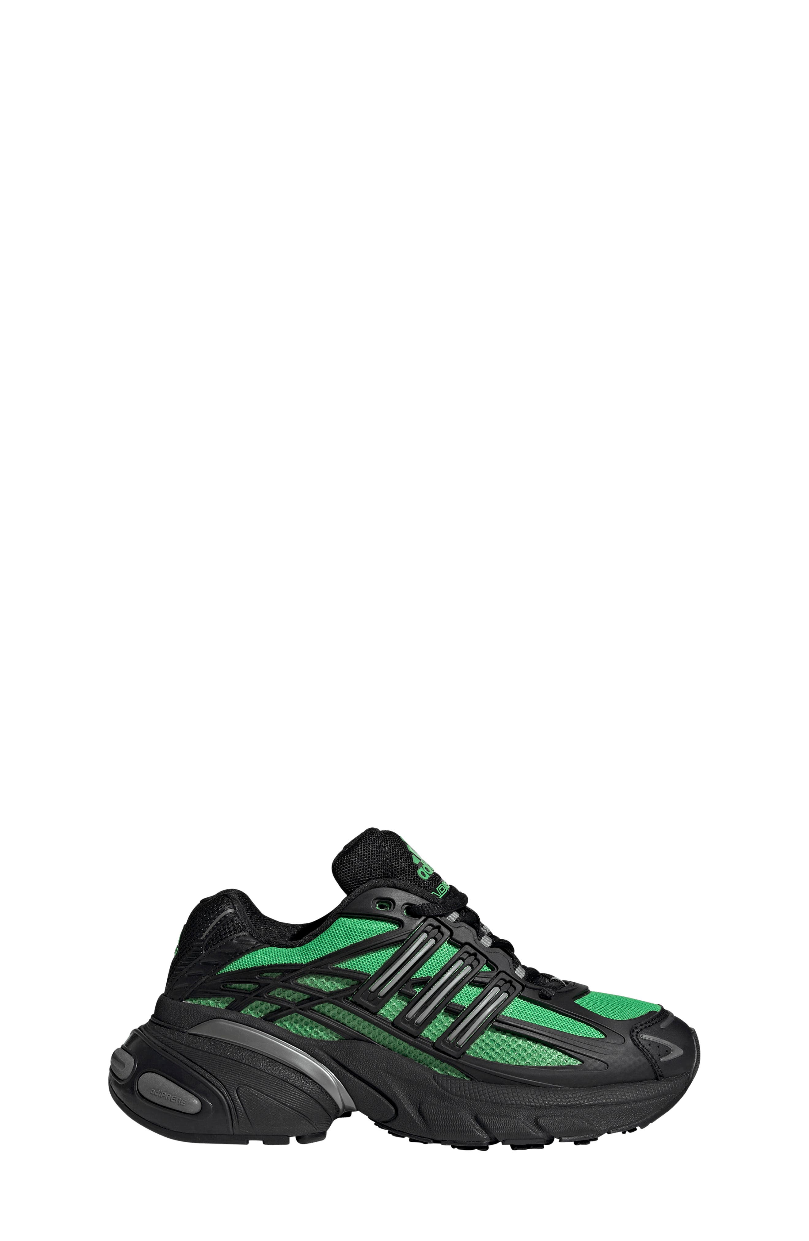 adidas Kids' Adistar XLG 2.0 Sneaker, Alternate, color, Green/ Black/ Iron Metallic