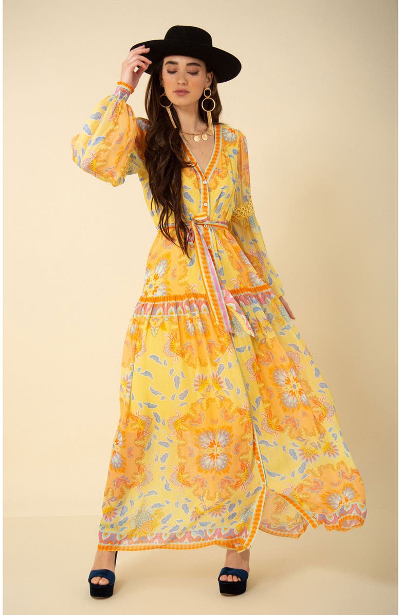 Hale Bob Sophie Georgette Maxi, Alternate, color, 