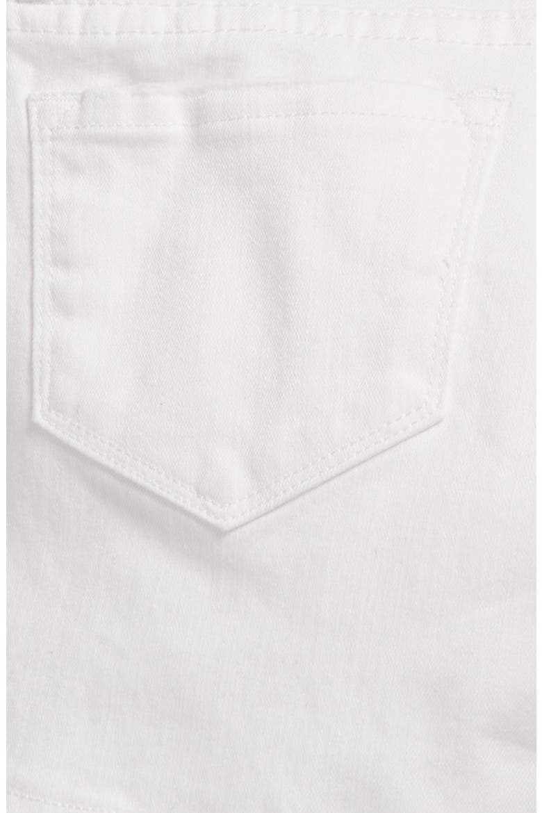 Frayed Shorts, Alternate, color, WHITE