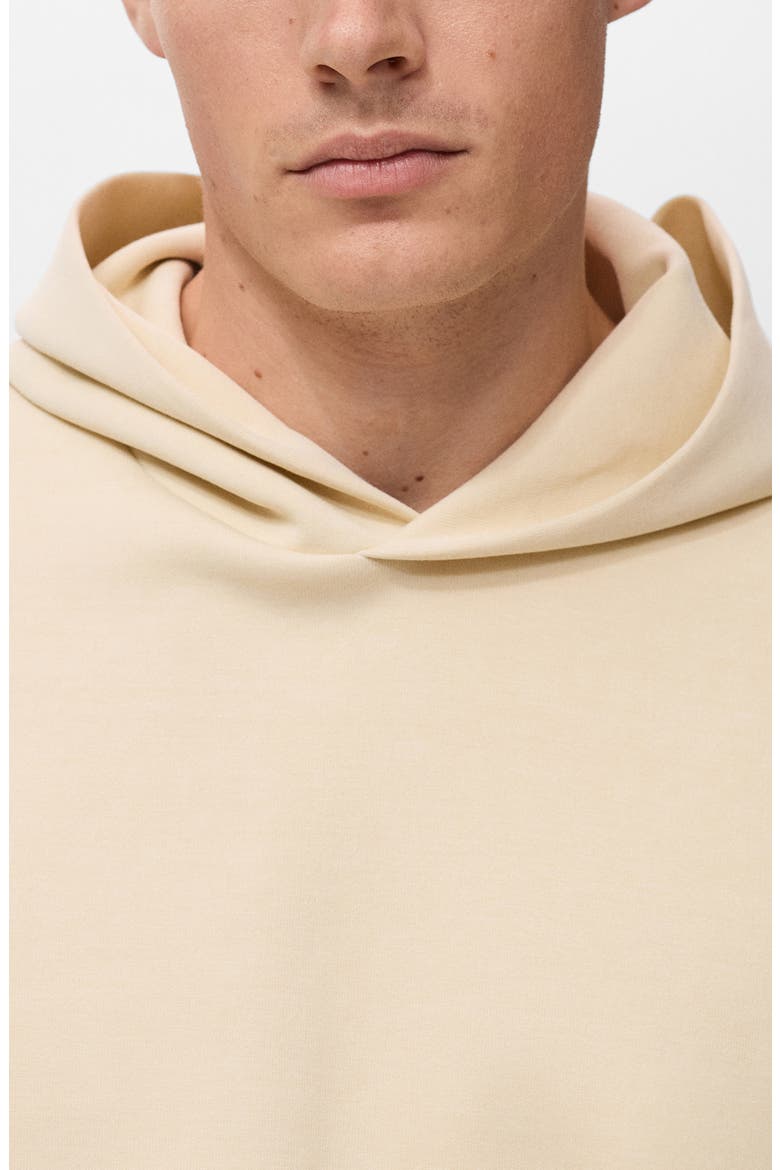 Regular Fit Fleece Hoodie, Alternate, color, ECRU