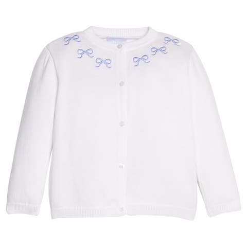 Kids' Embroidered Essential Cardigan (Toddler, Little Kid & Big Kid)