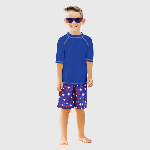 Boys UPF 50+ Short Sleeve Rashguard (Toddler/Kids)