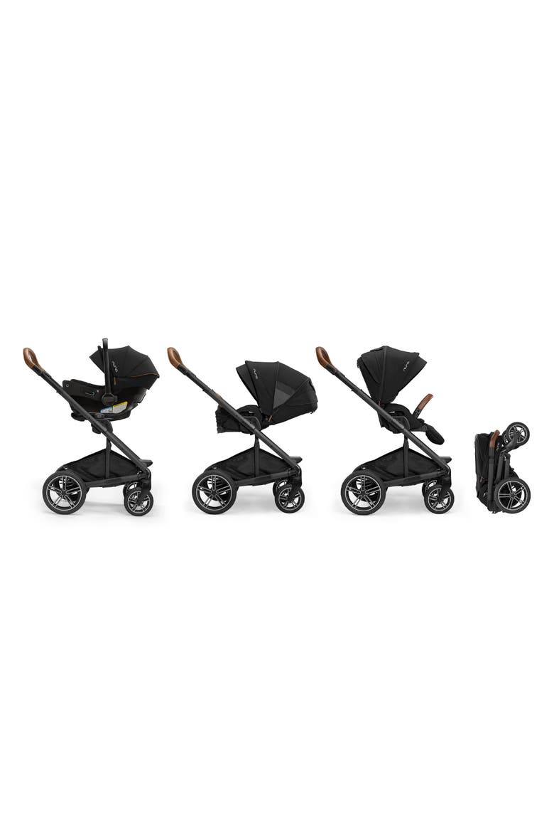 PIPA urbn™ infant car seat & MIXX™ next Stroller Travel System, Alternate, color, CAVIAR/COGNAC