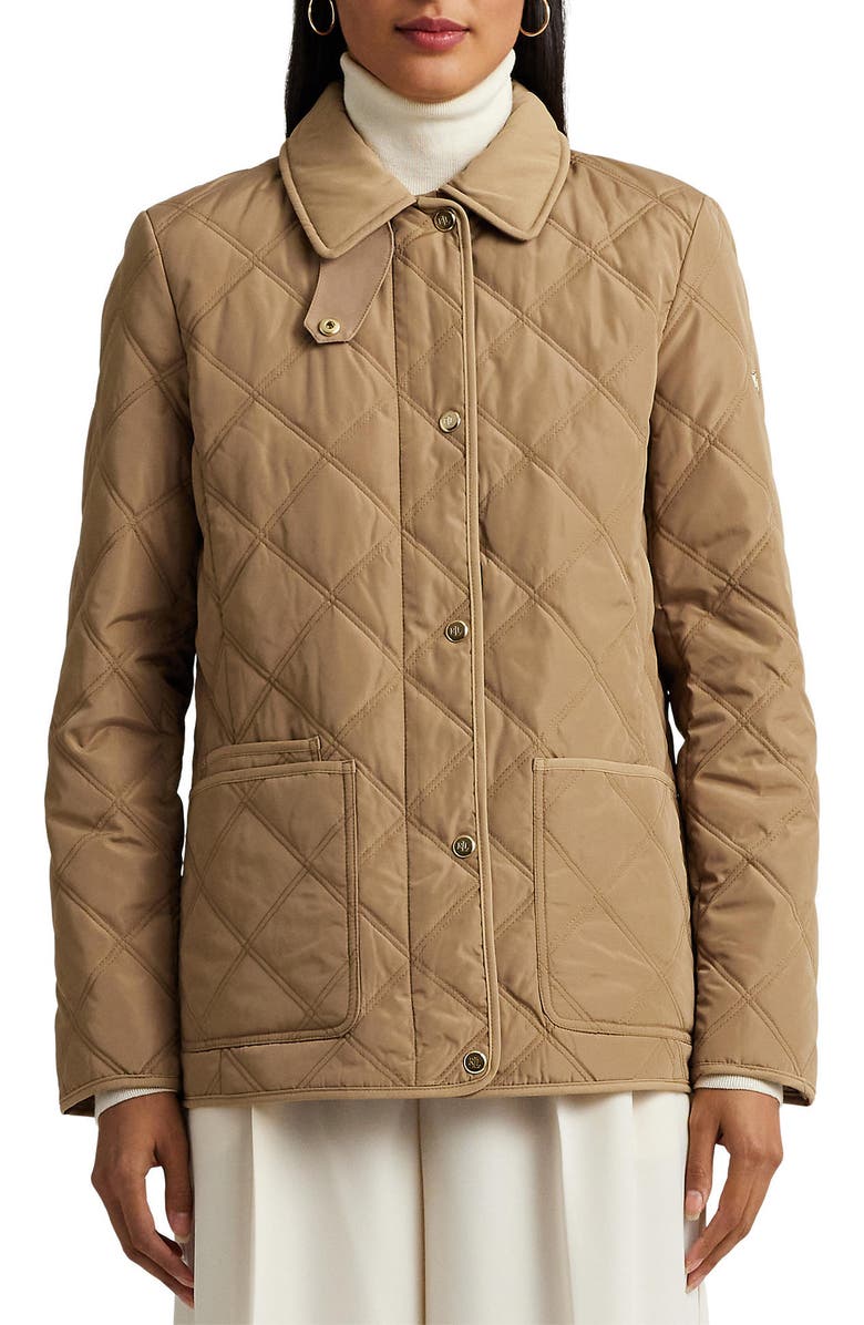 Lauren Ralph Lauren Berber Quilted Jacket, Main, color, 