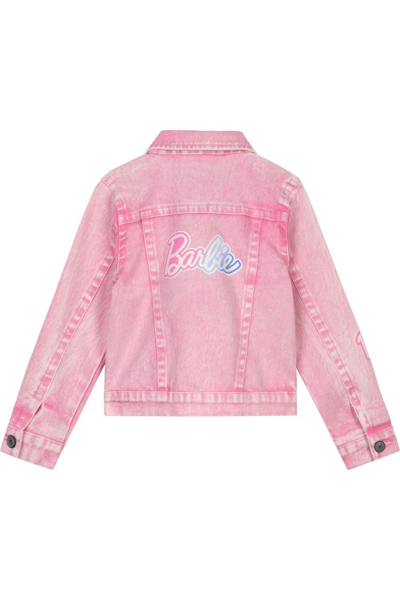 Glitter Denim Jacket, Main, color, Acid Wash Pink