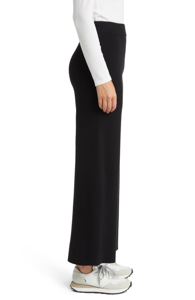 Rails Krista Knit Wide Leg Pants, Alternate, color, Black
