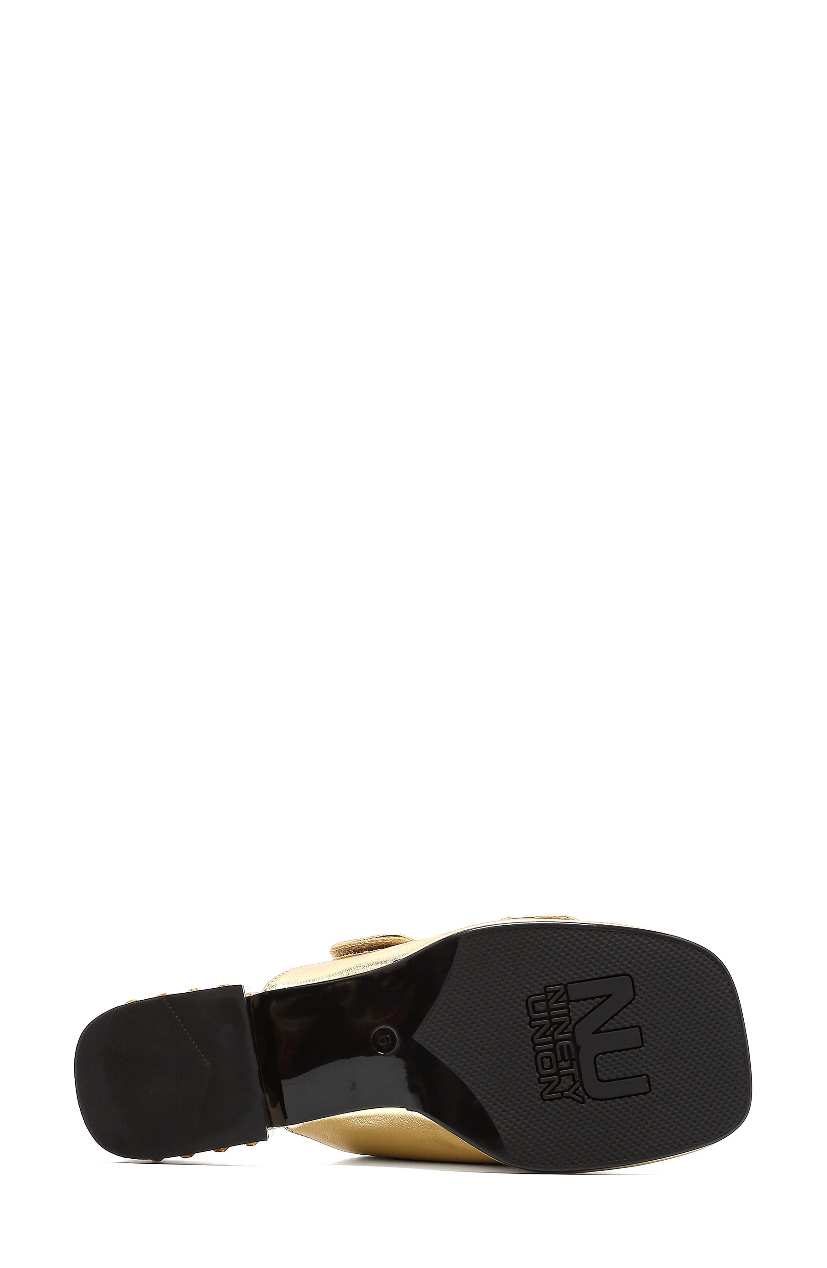 Resort Rhinestone Slide Sandal, Alternate, color, GOLD