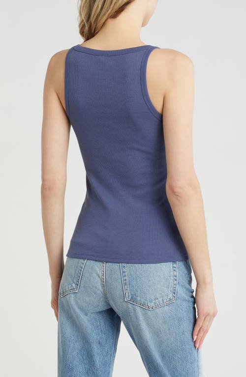 Shop Melrose And Market Ribbed Henley Tank