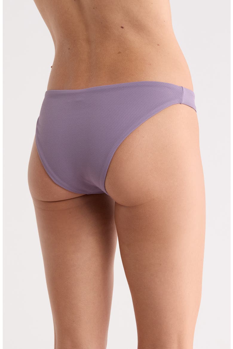 Flirt Rib Bikini Bottoms, Alternate, color, GRAY