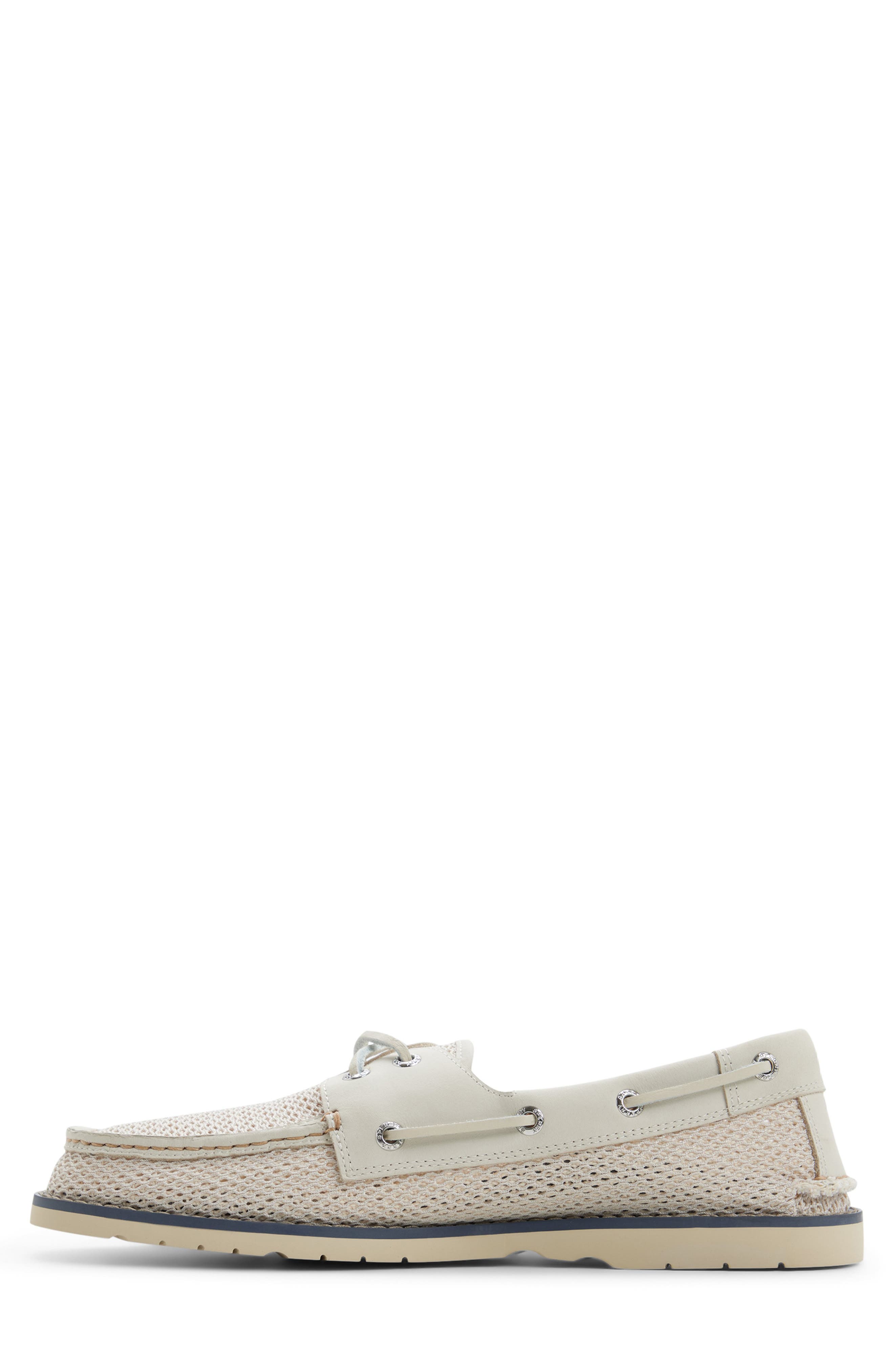 Sperry Ripple Resort Boat Shoe, Alternate, color, White