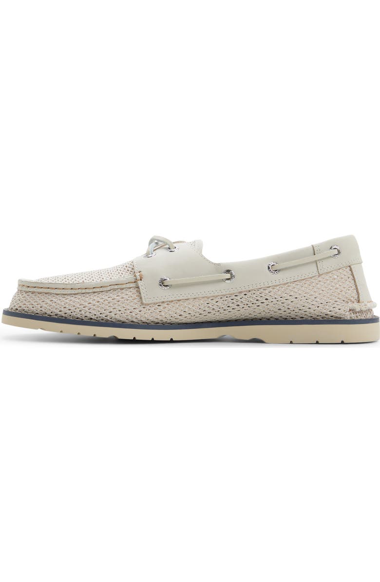 Sperry Ripple Resort Boat Shoe, Alternate, color, White