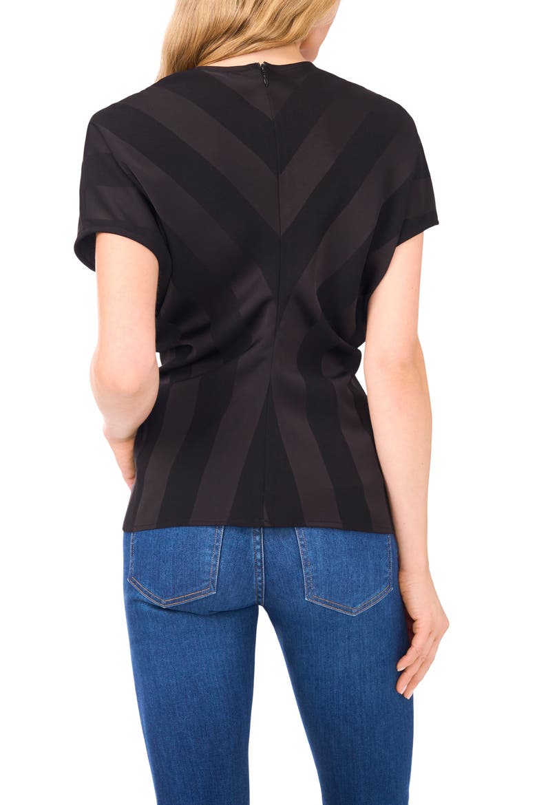 Maria Ruched Top, Alternate, color, RICH BLACK