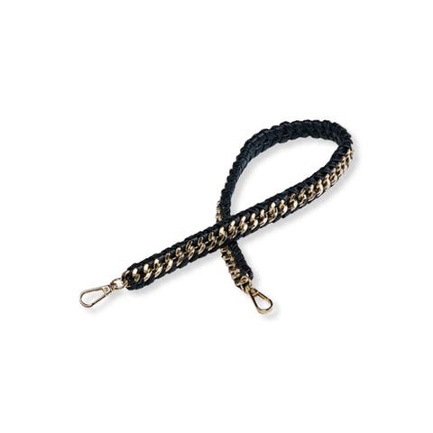 Vegan Leather Chain Bag Strap