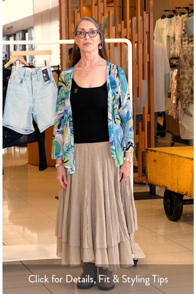 Island Beat 4-Way Linen Blend Cardigan video