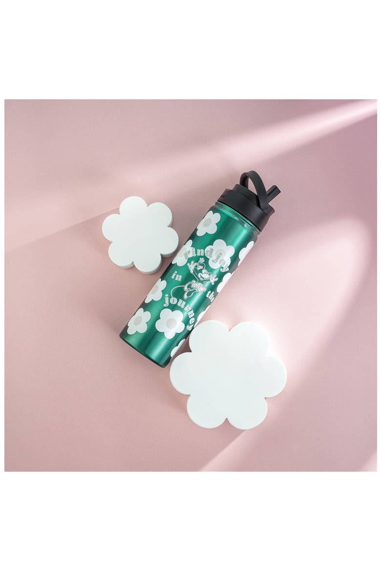 Minnie Mouse 22-Ounce Stainless Steel Water Bottle, Alternate, color, GREEN