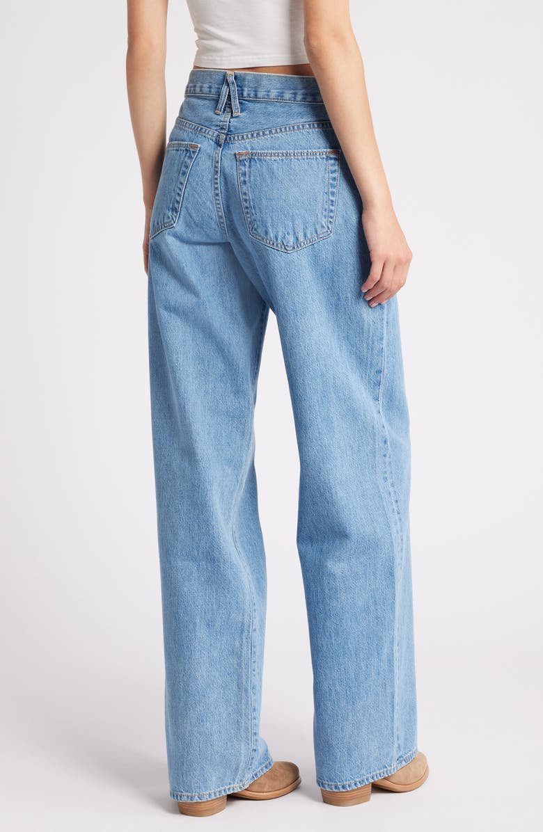 SLVRLAKE Mica Organic Cotton Wide Leg Jeans, Alternate, color,