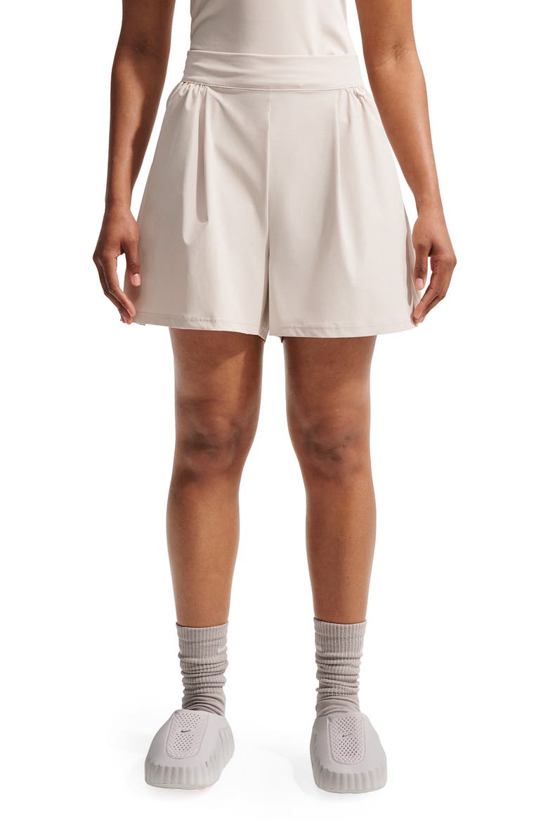 24.7 PerfectStretch Dri-FIT High Waist Shorts, Main, color, LIGHT OREWOOD BROWN