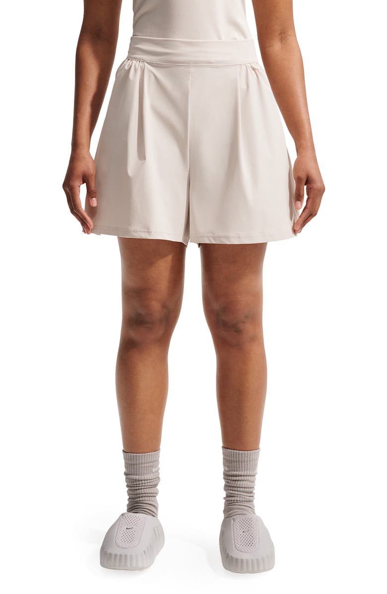 Nike 24.7 PerfectStretch Dri-FIT High Waist Shorts, Main, color, Light Orewood Brown