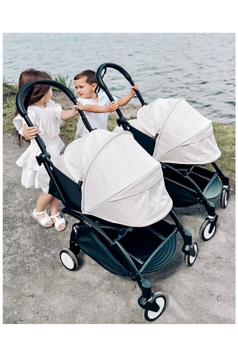 x Bonpoint 0+ YOYO² Stroller Seat Cushion & Extended Canopy, Alternate, color, BONPOINT BEIGE