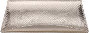 Nina Kallie Embossed Metallic Clutch