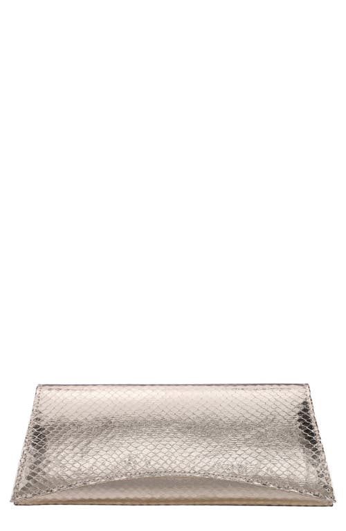 Nina Kallie Embossed Metallic Clutch