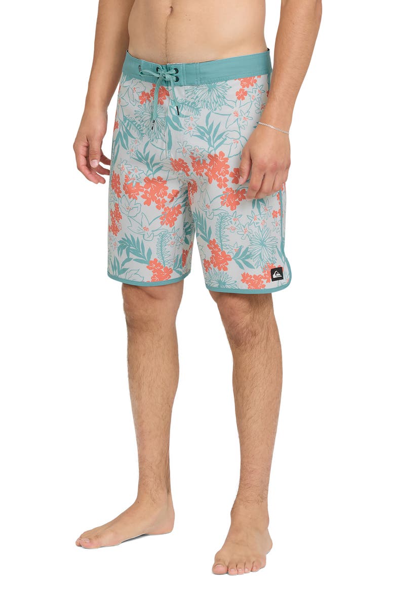 Jetty Bloom 19 Board Shorts, Alternate, color, SILVER BIRCH