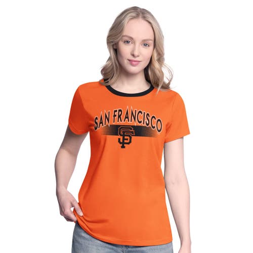 G-iii 4her By Carl Banks Orange San Francisco Giants Pitch T-shirt