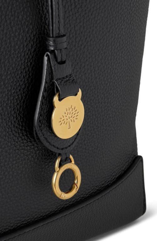 Mulberry Leather East/west Shopper Tote In Black