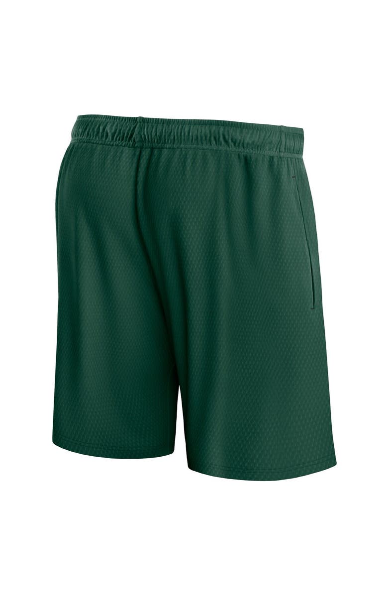 FANATICS Men's Fanatics Branded Hunter Green Milwaukee Bucks Post Up Mesh Shorts, Alternate, color, Hunter Green
