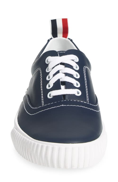 Thom Browne Heritage Low Top Sneaker In Navy
